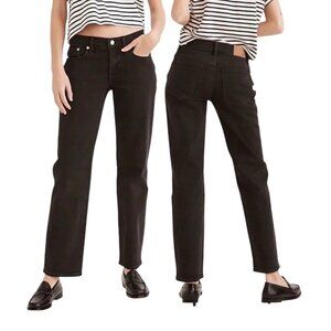 Madewell Women's Black Straight Leg Jeans